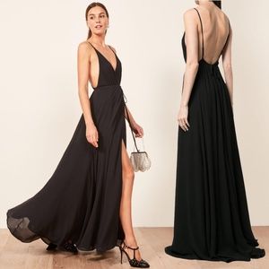 Reformation Callalily Black Dress NWT!